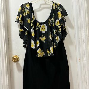 Black and yellow dress plus size